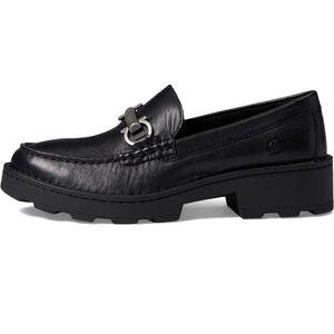 Born Women's Teramo Comfort Loafers, Black Italian Hand Finished Leather, Size 6